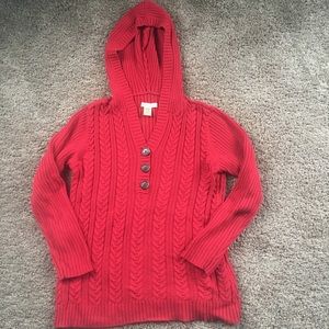 💫 Hooded Covington Red Sweater